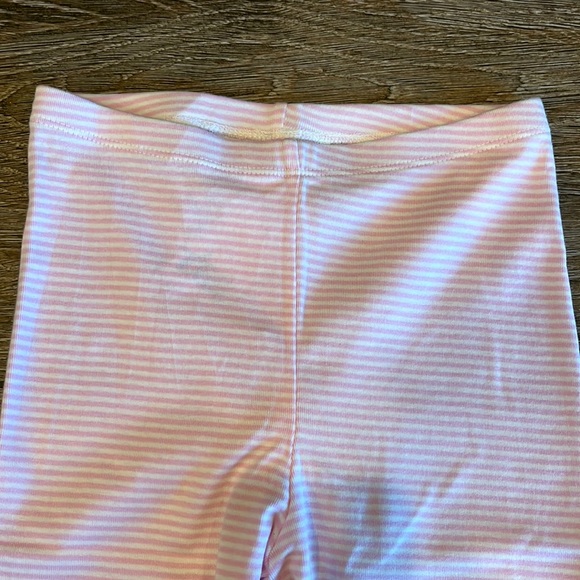 NWT Pink White Stripe Tea Leggings - Picture 3 of 5